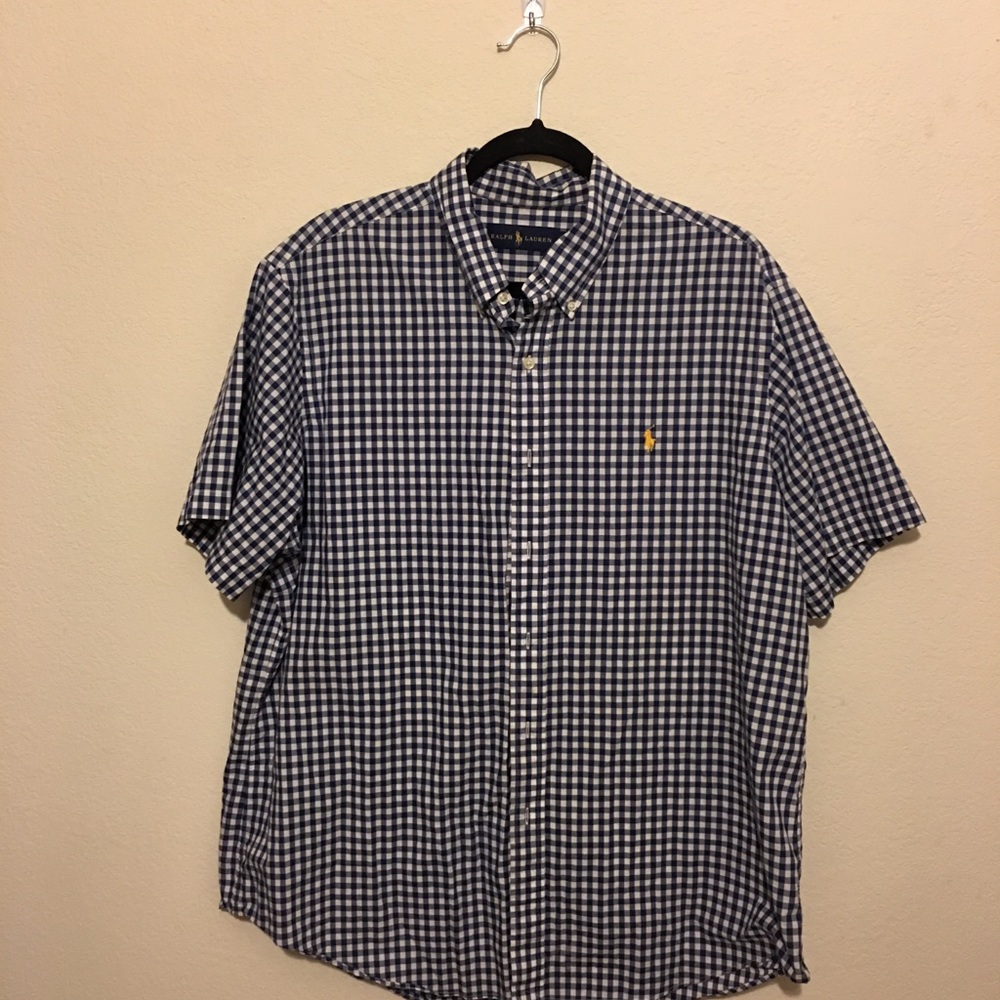 Ralph Lauren 100% cotton button down shirt size XL